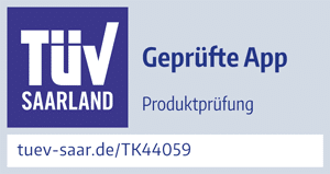 Nect | TüV Zertifikat: Geprüfte App (TK44059)